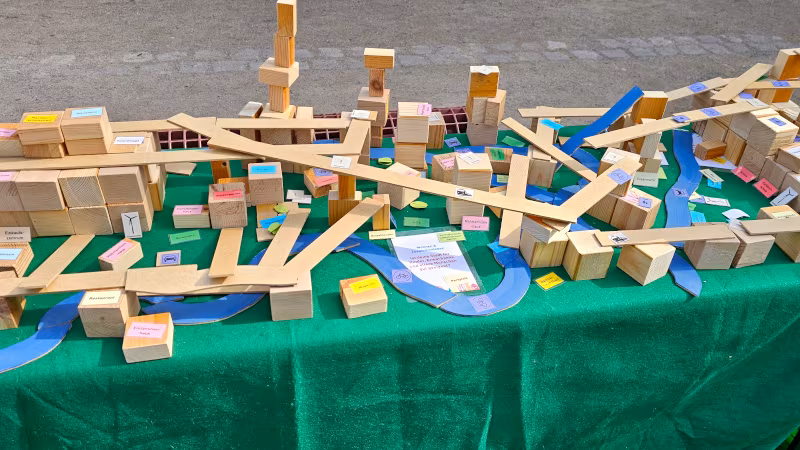BNE-Festival 2026 Ein Stadtmodell gebaut aus Klötzen